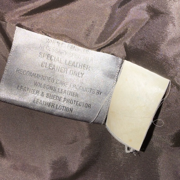 Wilson’s Leather Brown Vintage Jacket XL - Picture 6 of 6